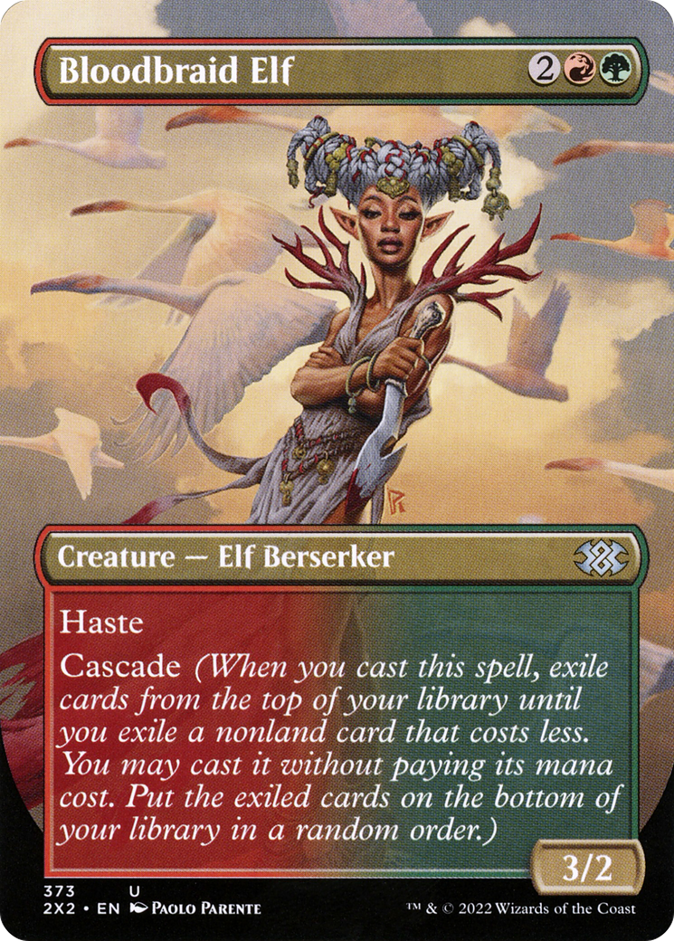 Bloodbraid Elf (2X2-373) (Borderless)