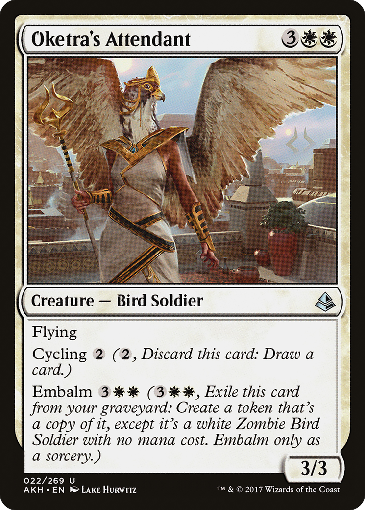 Oketra's Attendant (AKH-022) (Foil)