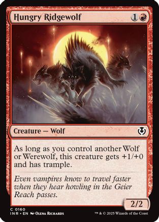 Hungry Ridgewolf (INR-160) (Foil)