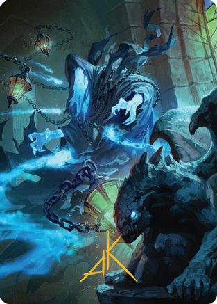 Mausoleum Wanderer Art Card (Gold-Stamped Signature) (AAINR-007)
