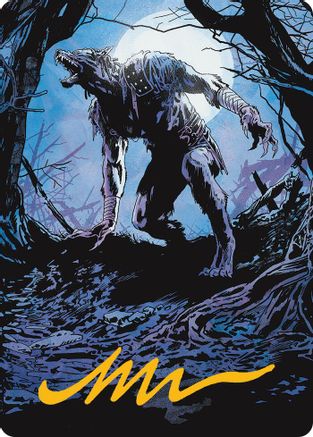Krallenhorde Howler Art Card (Gold-Stamped Signature) (AAINR-019)