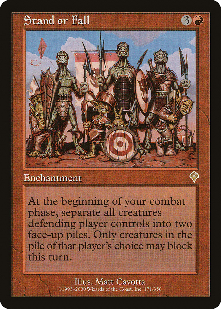 Stand or Fall (INV-171) (Foil)