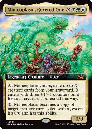 Mimeoplasm, Revered One (Extended Art) (DFT-392) (Foil)