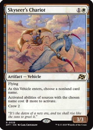 Skyseer's Chariot (DFT-028) (Foil)