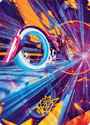 Spotcycle Scouter Art Card (Gold-Stamped Signature) (AADFT-037)
