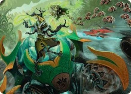 Aatchik, Emerald Radian Art Card (15/54) (AADFT-015)