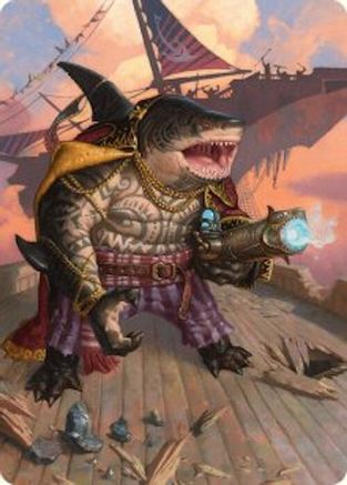 Captain Howler, Sea Scourge Art Card (4/54) (AADFT-004)