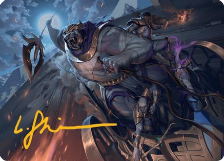 Zahur, Glory's Past Art Card (Gold-Stamped Signature) (AADFT-010)