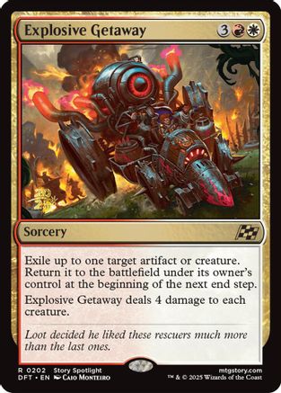 Explosive Getaway (PRE-202) (Foil)