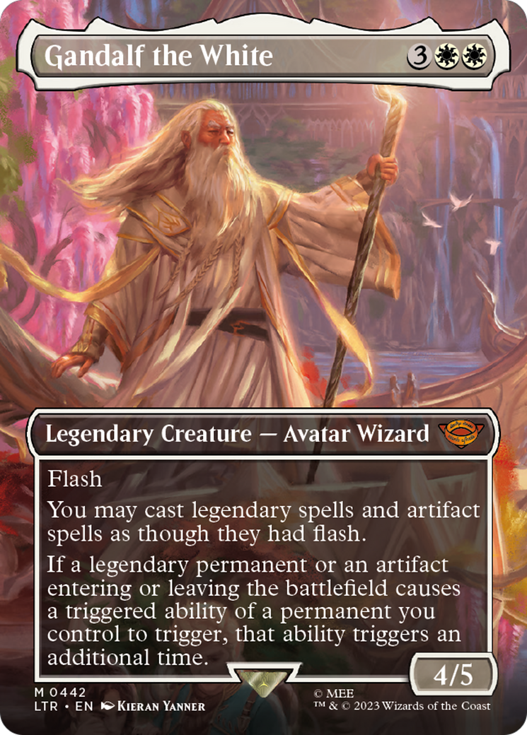 Gandalf the White (LTR-442) (Borderless) (Foil)