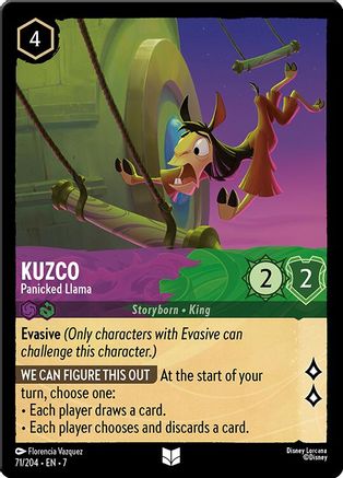 Kuzco - Panicked Llama (7-071)