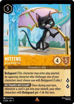 Mittens - Sassy Street Cat (7-009)