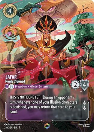Jafar - Newly Crowned (Enchanted) (7-210) (Holofoil)