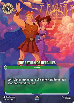 The Return of Hercules (Enchanted) (7-215) (Holofoil)