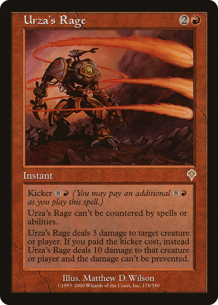 Urza's Rage (INV-178)