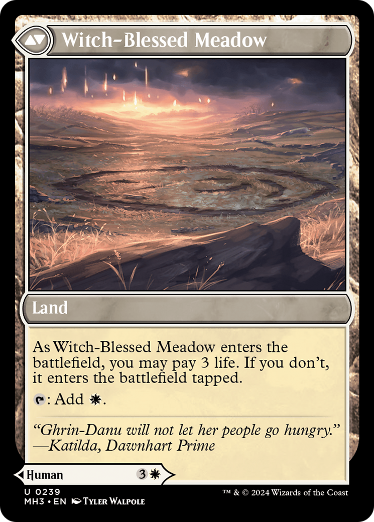 Witch Enchanter // Witch-Blessed Meadow (MH3-239)