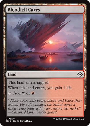 Bloodfell Caves (TDM-250) (Foil)