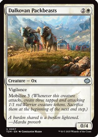 Dalkovan Packbeasts (TDM-007)