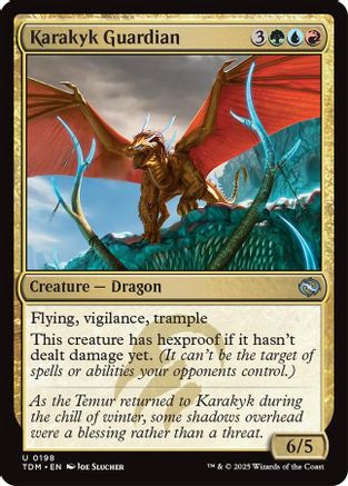 Karakyk Guardian (TDM-198) (Foil)