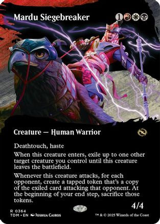 Mardu Siegebreaker (Borderless) (TDM-364) (Foil)