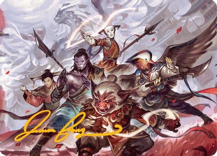 Will of the Jeskai Art Card (54/54) (Gold-Stamped Signature) (AATDM-054)