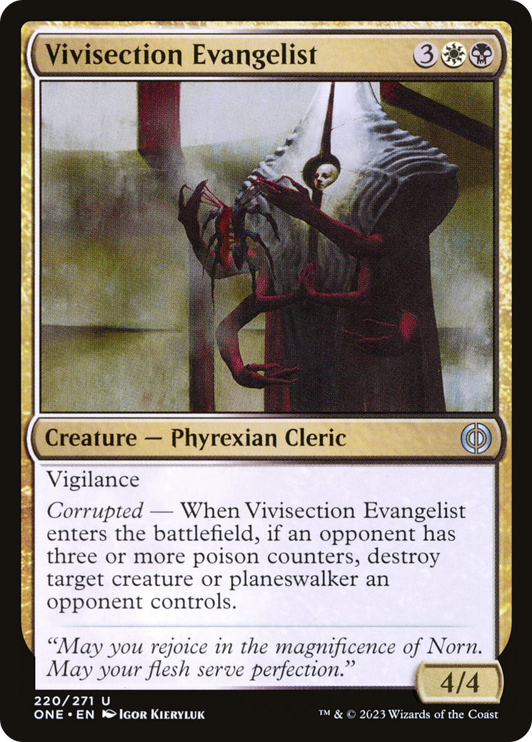 Vivisection Evangelist (ONE-220) (Foil)