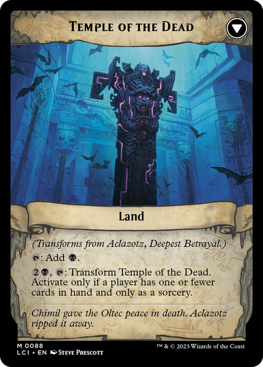 Aclazotz, Deepest Betrayal // Temple of the Dead (LCI-088) (Foil)