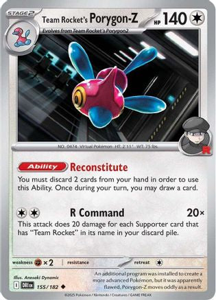 Team Rocket's Porygon-Z (DRI-155)