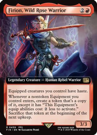 Firion, Wild Rose Warrior (FIN-459) (Extended Art)