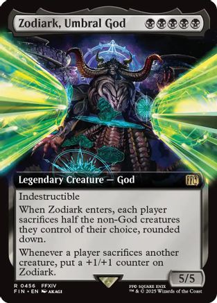 Zodiark, Umbral God (FIN-456) (Extended Art) (Foil)
