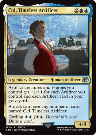 Cid, Timeless Artificer (FIN-413) (Foil)