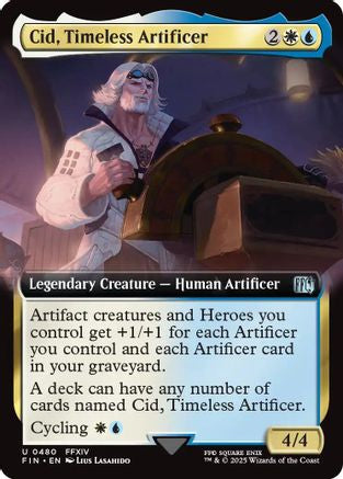 Cid, Timeless Artificer (FIN-480) (Extended Art)
