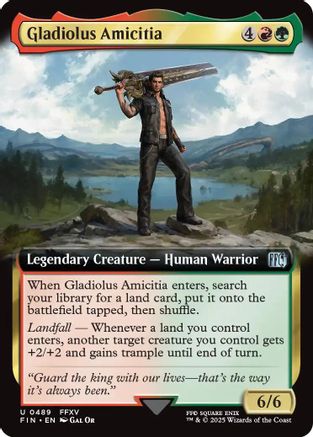 Gladiolus Amicitia (FIN-489) (Extended Art)