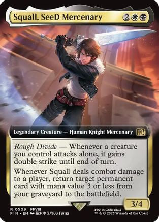 Squall, SeeD Mercenary (FIN-509) (Extended Art) (Foil)