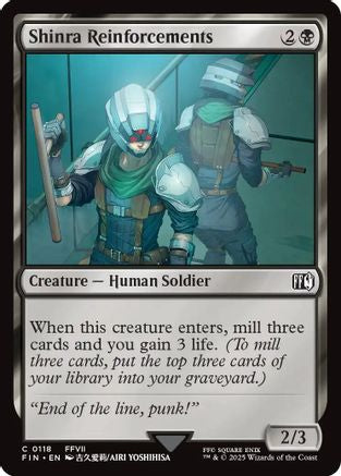 Shinra Reinforcements (FIN-118) (Foil)