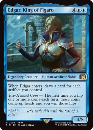 Edgar, King of Figaro (FIN-051) (Foil)