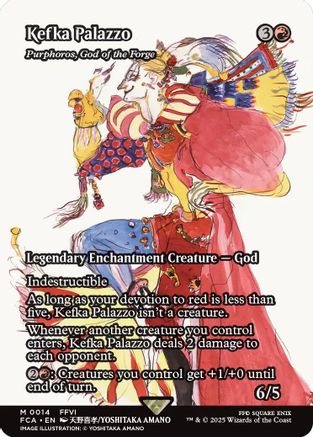 Kefka Palazzo / Purphoros, God of the Forge (FCA-014) (Borderless)