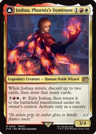 Joshua, Phoenix's Dominant // Phoenix, Warden of Fire (FIN-229) (Foil)