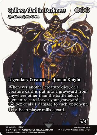 Golbez, Clad in Darkness - Syr Konrad, the Grim (Showcase) (FCA-010)