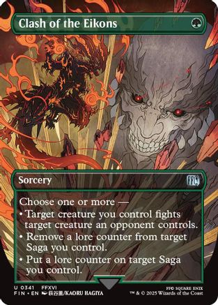 Clash of the Eikons (Borderless) (FIN-341) (Foil)
