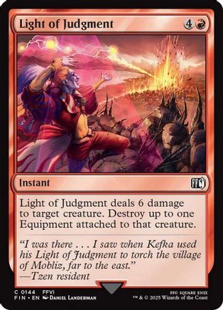 Light of Judgment (FIN-144) (Foil)