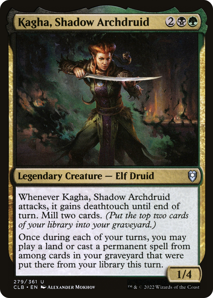 Kagha, Shadow Archdruid (CLB-279) (Foil)