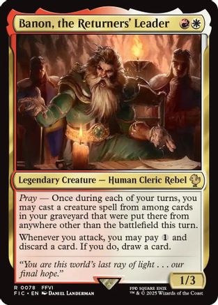 Banon, the Returners' Leader (Surge Foil) (FIC-078)