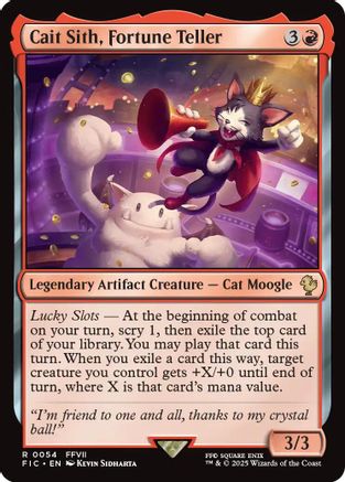 Cait Sith, Fortune Teller (Surge Foil) (FIC-054)
