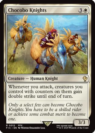 Chocobo Knights (Surge Foil) (FIC-012)