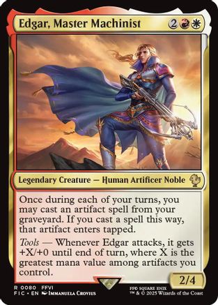 Edgar, Master Machinist (Surge Foil) (FIC-080)