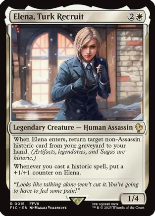 Elena, Turk Recruit (Surge Foil) (FIC-018)