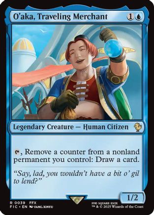 O'aka, Traveling Merchant (Surge Foil) (FIC-039)