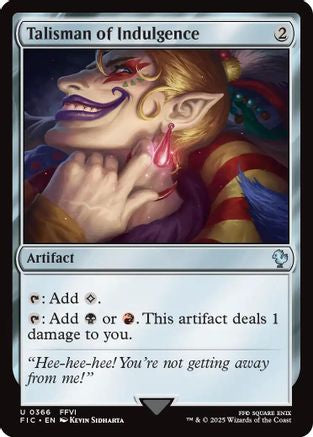 Talisman of Indulgence (Surge Foil) (FIC-366)