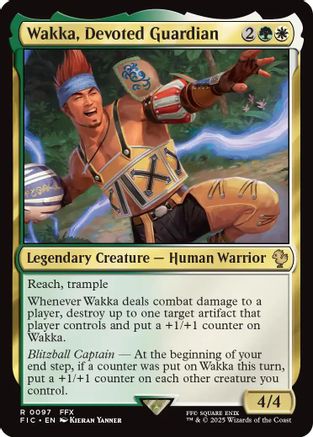 Wakka, Devoted Guardian (Surge Foil) (FIC-097)